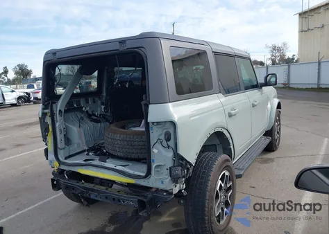 2024 Ford Bronco Outer Banks z USA, uszkodzony, nr VIN 1FMEE8BP7RLA12380